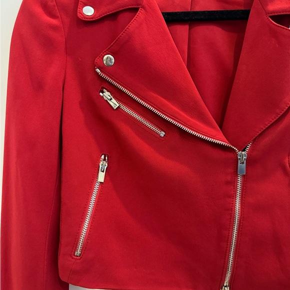 Red Club Monaco Moto Jacket - Picture 2 of 5